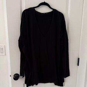 Express Black V-Neck Sweater
